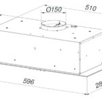 Maan Ares 60 Soft Touch Ventilation Mechanism 60cm Black