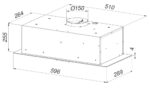 Maan Ares 60 Soft Touch Ventilation Mechanism 60cm Black