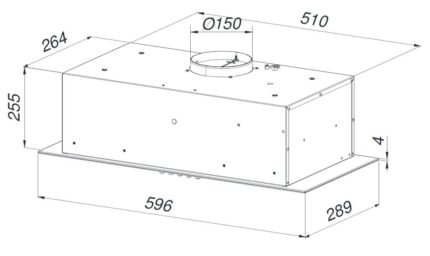 Maan Ares 60 Soft Touch Ventilation Mechanism 60cm Black