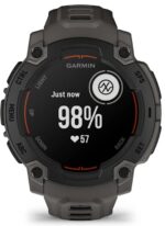 Garmin Instinct E 45mm Waterproof Smartwatch with Heart Rate Monitor (Black with Charcoal Band) - Image 12