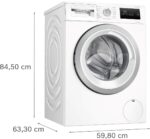 Bosch Washing Machine 8kg with Steam Technology 1400 Rounds Active Water Plus WAN2813APL - Image 9