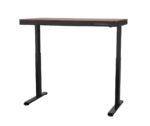 Ηλεκτρικό Γραφείο Ξύλινο Black/walnut με Μεταλλικά Πόδια & Ρυθμιζόμενο Ύψος 120x60εκ. - Image 6