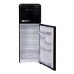 Ravanson Double Door Refrigerator 208lt H147xW54.5xD58.5cm Black LKK-210RB - Image 2