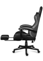 Huzaro Force 4.7 Artificial Leather Gaming Chair with Footrest Grey Mesh - Image 5