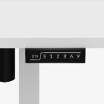 Electric Gaming Desk Leader Wooden White 140x70cm - Image 7