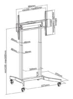 Techly 366990 TV Mount Floor up to 100" - Image 12