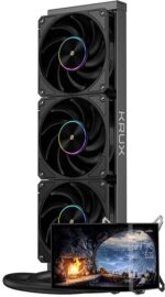 Krux HydroArc 360 AIO CPU Liquid Cooling with 3 Fans 120mm - Image 2