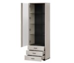 Cama S1 SOHO display cabinet 60x41x192 cashmere + black - Image 2