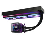 ASRock Phantom Gaming 360 LCD Water Cooling System AIO CPU with Triple Fans 120mm and ARGB Lighting - Image 4