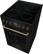 Gorenje Cooker 70lt with Ceramic Hobs W50cm. Black - Image 2