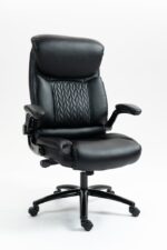 Office Chair with Fixed Arms Black Active Jet - Image 4