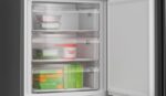 Bosch Fridge-Freezer 363lt Total NoFrost H203xW60xD66.5cm Black KGN39LBCF - Image 5