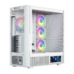 Modecom Volcano AQ400 Gaming Midi Tower Computer Case with Side Window White - Image 5
