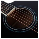 V-tone Semi-Acoustic Guitar Cutaway Black / Spruce - Image 11