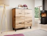 Cama sideboard LOTTA 110 4D wotan oak + mat black - Image 4