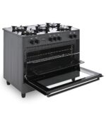 Ravanson Cooker 105lt with Natural Gas Hobs W90cm. Black - Image 3