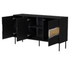 Cama INSERTO 3D chest of drawers 143.5x40x80 black + LED - Image 3