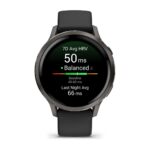 Garmin Venu 4 Stainless Steel 41mm Αδιάβροχο Smartwatch με Παλμογράφο (Slate with Black) - Image 3