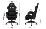 Huzaro Force 4.7 Fabric Gaming Chair with Footrest Carbon Mesh - Image 11