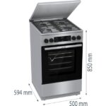 Gorenje Cooker 70lt W50cm. Silver - Image 7