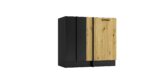 Cosmo Design ANIKA kitchen furniture set  artisan oak/graphite 2.0/2.6 - Image 6