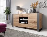Cama chest of drawers WOOD wotan oak/antracite - Image 4