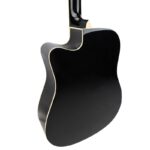 V-tone Semi-Acoustic Guitar Cutaway Black / Spruce - Image 8