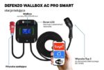 Defenzo AC22 Smart Wall Mounted Three-Phase Charging Station 22kW with Built-in Cable Type 2 (DEF1017) - Image 3