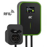 Green Cell EV15RFID Wall Mounted Three-Phase Charging Station 22kW Type 2 (EV15RFID) - Image 4