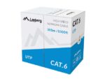 Lanberg U/UTP Cat.6 (Gigabit) Καλώδιο Δικτύου Ethernet χωρίς ακροδέκτες 305m Γκρι - Image 2