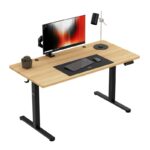 Ηλεκτρικό Γραφείο Leader Ξύλινο Electric Desk Leader 7.3 Craft με LED 140x70x118εκ. - Image 3