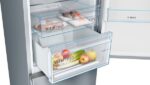 Bosch Fridge-Freezer 368lt Total NoFrost H203xW60xD66cm Gray KGN39VIEB - Image 6