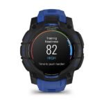 Garmin Instinct 3 AMOLED Aluminium 45mm Αδιάβροχο Smartwatch με Παλμογράφο (Black/Bolt Blue Band) - Image 11