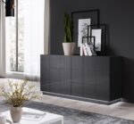 Cama sideboard 2D REJA graphite grey gloss/graphite grey gloss - Image 6
