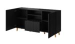 Cama Commode PAFOS 150x42x82 Black matt