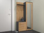 Duo Wardrobe Duo Anthracite Artisan - Image 3