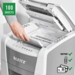 Leitz IQ Cross Cut 8-Sheet Paper Shredder - Image 13