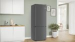 Bosch Fridge-Freezer 440lt Total NoFrost H203xW70xD66.7cm Gray KGN49OCAF