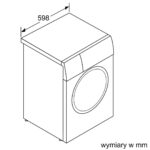 Bosch Washing Machine 8kg with Steam Technology 1400 Rounds Active Water Plus WAN2813APL - Image 8