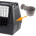 Ferplast Atlas Car Scenic 100 Black Dog Transport Cage 100x60x66cm - Image 11