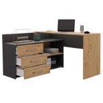Desk Dany Wooden Brown 120x50cm - Image 4