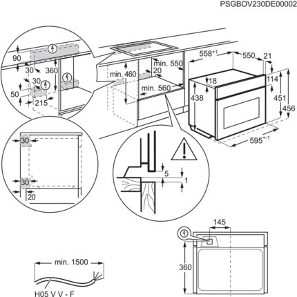 ELECTROLUX LVL8E09Z oven