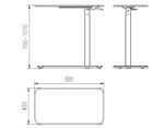 Desk Unique 17-qc402-b-b Black - Image 2