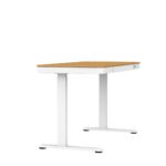 Electric Desk Wooden White/oak with Metal Legs & USB ports 140x70cm - Image 21
