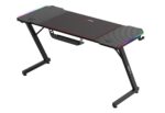 Desk Hero 3.3 RGB Wooden Black with LED 140x60x74cm - Image 2