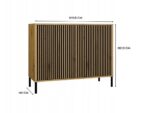 KAMARO 2D SLIM chest of drawers  cashmere colour - Image 3