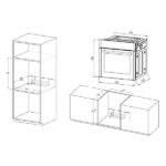 MPM MPM 63 BO 12T Counter Top Oven 60L P 59.5 cm Black - Image 2