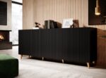 Cama Commode PAFOS 200x42x82 Black matt - Image 3