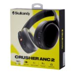 Skullcandy Crusher ANC 2 Wireless / Wired Over Ear Headphones with 60 hours of Operation and Quick Charge Black - Image 12