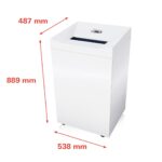 HSM Cross Cut 22-Sheet Paper Shredder - Image 6